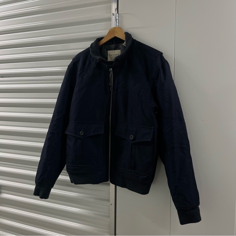 Men's Navy Blue Flight Bomber Jacket